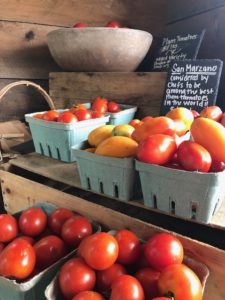 Farmstand tomatoes